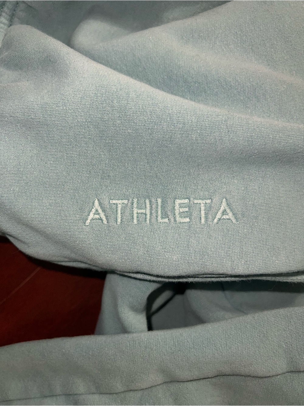 Athleta Light Mint Cozy Fleece Sweatpants - Picture 4 of 5